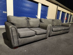 FREE DELIVERY Couch Sofa Loveseat 2 Piece Living Room Set in Gray