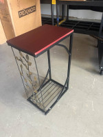 Side sofa, dinner tray table with leaf design