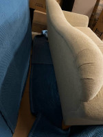 Tan sofa