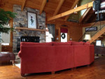 Ethan Allen conversation sectional sofa couch