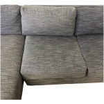 Charcoal West Elm Urban Sectional Sofa Couch **FREE DELIVERY**