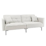 Convertible Sofa Daybed Couch - NEW - Chic Cream