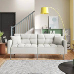 Convertible Sofa Daybed Couch - NEW - Chic Cream