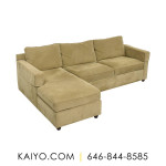 Crate & Barrel Chaise Sectional Sofa (Was 2599)