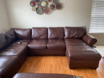 GENUINE LEATHER SOFA / COUCH