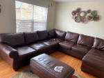 GENUINE LEATHER SOFA / COUCH