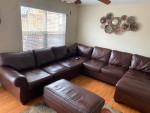GENUINE LEATHER SOFA / COUCH