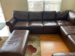 GENUINE LEATHER SOFA / COUCH