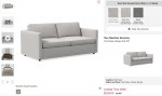 Sofa bed from West Elm