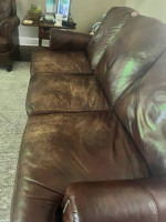 Sofa, chairs (2) & ottoman