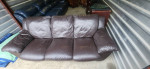 American Signature leather sofa (free delivery)