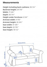 Loveseat sofa.