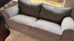 Loveseat sofa.