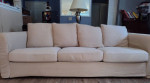 8 foot IKEA couch sofa clean tan beige