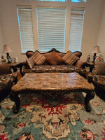 3 piece living room sofa set