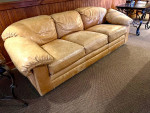 Henredon Leather Sofa Couch