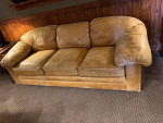 Henredon Leather Sofa Couch