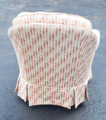 A rocking sofa and a matching rocking footstool