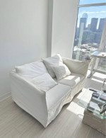 White Sofa / Loveseat