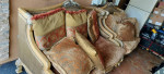 Italian Baroque Style Rococo Sofa Sill/Cotton/Chenille
