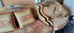 Italian Baroque Style Rococo Sofa Sill/Cotton/Chenille