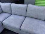 Modern Large Grey Sectional Sofa (Free Delivery)
