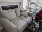 Loveseat and sofa