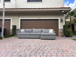 Crate & Barrel Sectional Sofa (Free Delivery)