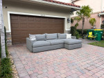 Crate & Barrel Sectional Sofa (Free Delivery)