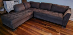 Sectional Sofa - slate gray