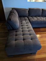 Sectional Sofa - slate gray