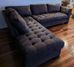 Sectional Sofa - slate gray