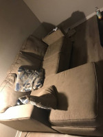 Living room sofa plus lamp $50