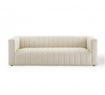 91 inch beige sofa