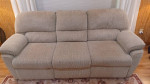 Sofa with 2 RECLINERS Couch Davenport living room chair lazyboy lounge