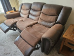 Power recliner 3-seater sofa