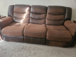 Power recliner 3-seater sofa