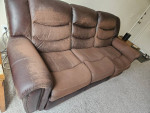 Power recliner 3-seater sofa