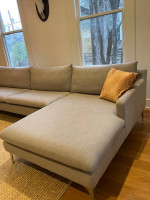 Modern Gray Sectional Sofa