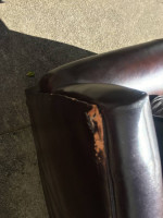 Leather sofa