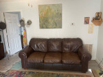 Leather sofa
