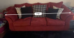 Red sofa