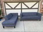 2 Piece - Sofa + Chaise Lounge