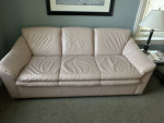 Leather Sofa Bed (Full)
