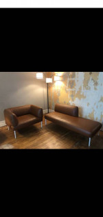 Haworth Cabana Lounge Sofa and Chair