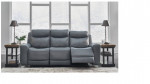 Manual Leather Reciling Sofa