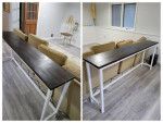 Custom made sofa table.