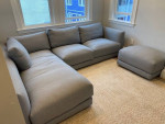 Room & Board Clemens Sofa w Left Chaise