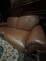 leather sofa