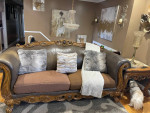 Leather Sofa and Loveseat